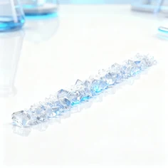 Caffeine crystals