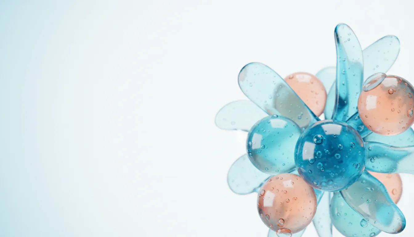 Gummy gel beads